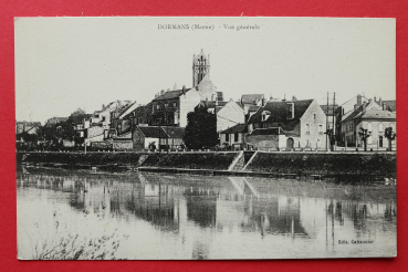 Ansichtskarte AK Dormans 1910-1930 Fluss Stadtansicht Frankreich France 51 Marne